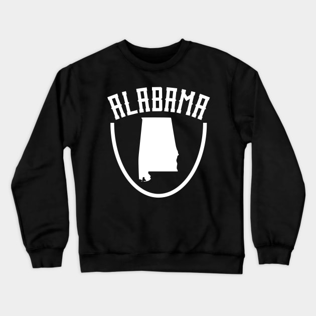 Alabama Crewneck Sweatshirt by colorsplash